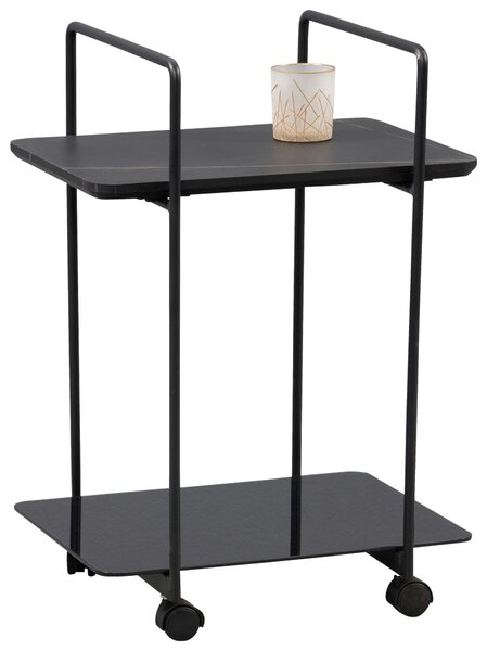 SERVÍROVACÍ VOZÍK, černá, 45/35/65 cm - Barové vozíky, Online Only