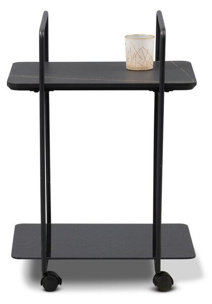 SERVÍROVACÍ VOZÍK, černá, 45/35/65 cm - Barové vozíky, Online Only