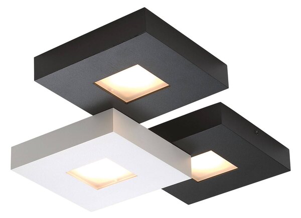 Bopp Cubus - 3zdr LED stropní svítidlo, černobílé