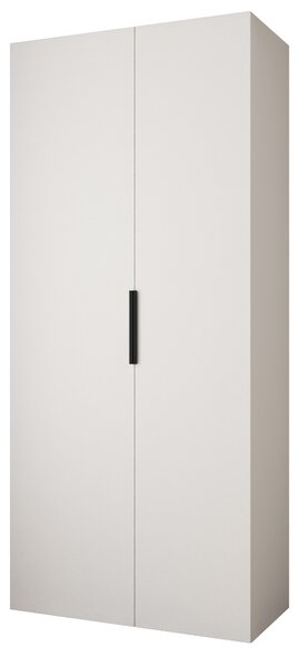 Šatní skříň 110 cm Carmela 40-4 (bílá + černá)