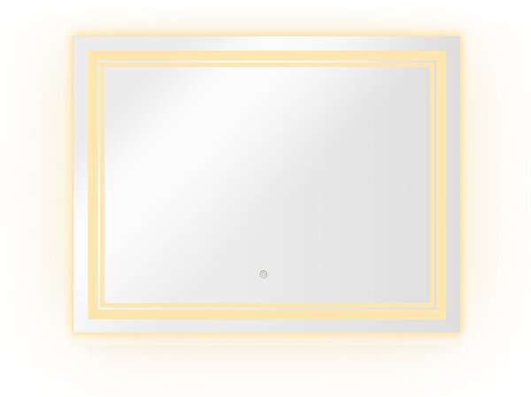 Noela Obdélníkové zrcadlo s LED podsvícením LUMIRO