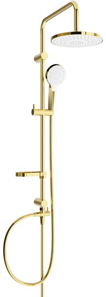 Mexen X05 sprchový sloup, zlato/bílá - 798050591-50