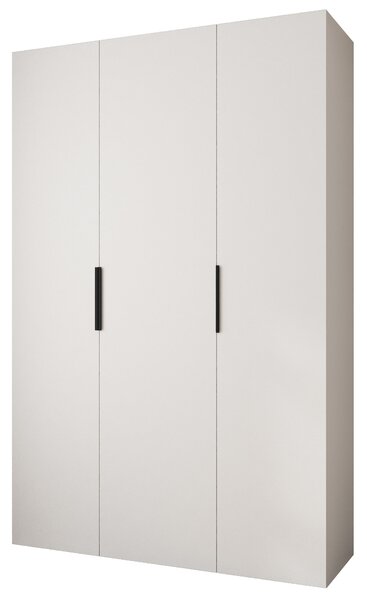 Šatní skříň 160 cm Carmela 40-4 (bílá + černá)