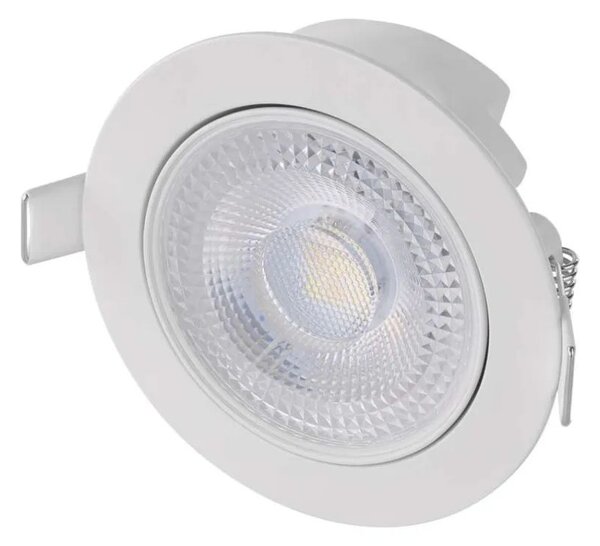 EMOS Bílé LED bodové svítidlo GERI 105mm 6,5W CCT s výklopným rámečkem ZV1160