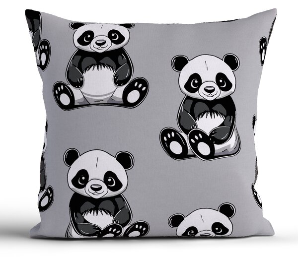 MK Lůžkoviny Bavlněný povlak na polštář Renforcé 40 x 40 cm - Panda