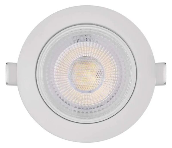EMOS Bílé LED bodové svítidlo GERI 105mm 6,5W CCT s výklopným rámečkem ZV1160