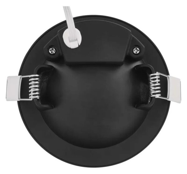 EMOS Černé LED bodové svítidlo GERI 105mm 6,5W CCT s výklopným rámečkem ZV1161