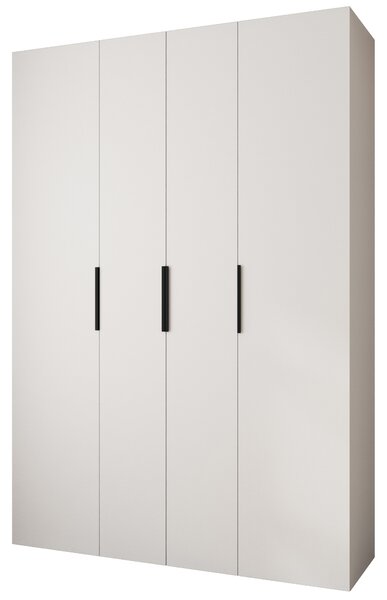 Šatní skříň 170 cm Carmela 40-4 (bílá + černá)