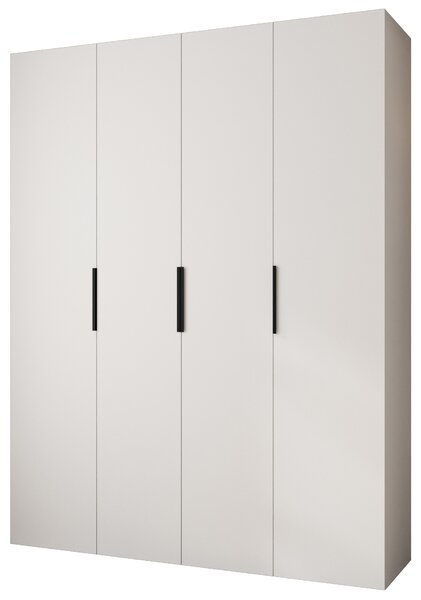 Šatní skříň 190 cm Carmela 40-4 (bílá + černá)