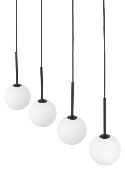TK Lighting Černý závěsný lustr Martin pro žárovku 4x G9 TK4503
