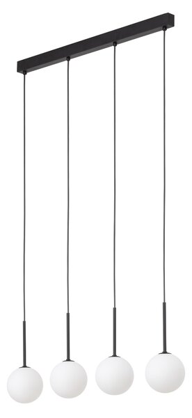 TK Lighting Černý závěsný lustr Martin pro žárovku 4x G9 TK4503
