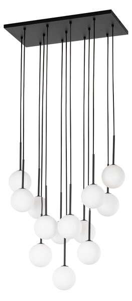 TK Lighting Černý závěsný lustr Martin pro žárovku 13x G9 TK10079