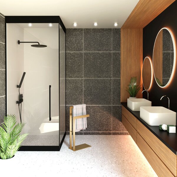 Baltica Design Ove věšák na ručník zlatá 5904107905860