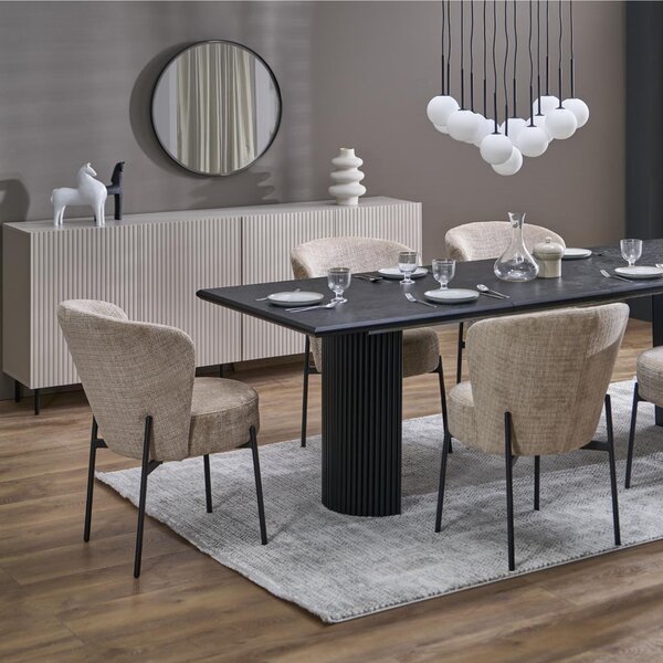 TK Lighting Černý závěsný lustr Martin pro žárovku 13x G9 TK10079