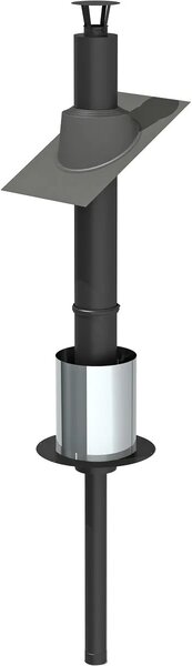 Jeremias Saunan Piippu ECO Ø 115 mm – komínový set 2,5 m chrom