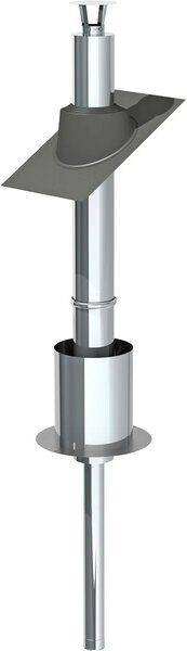 Jeremias Saunan Piippu ECO Ø 115 mm – komínový set 2,5 m chrom