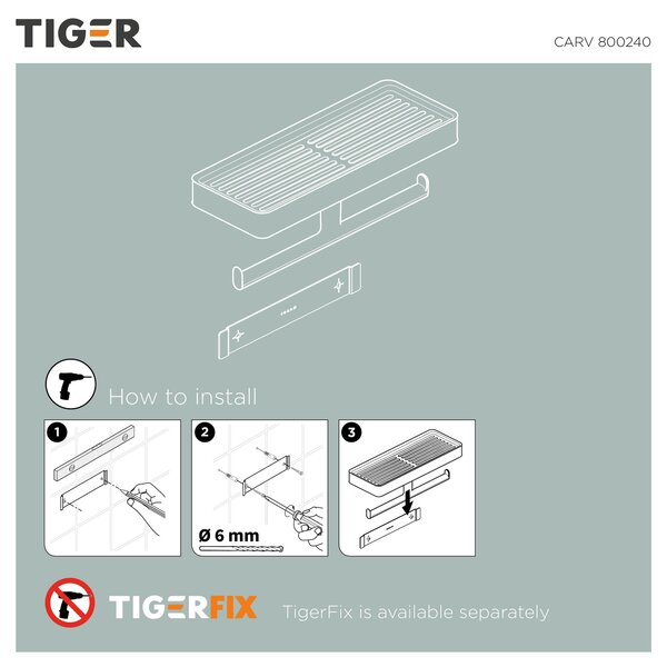 Tiger Carv držák na toaletní papír černá 800240