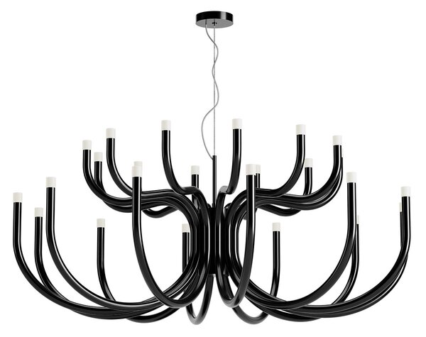 Redo Luxusní LED závěsné svítidlo LUXOR, ø125cm Barva: Černá