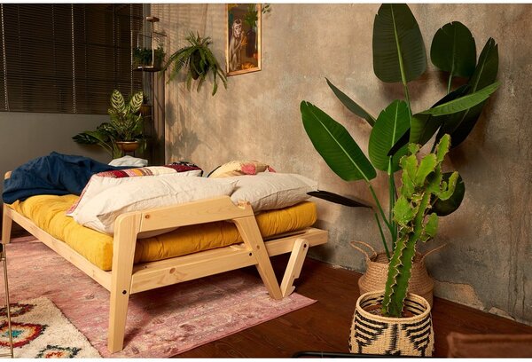 Béžová rozkládací pohovka 204 cm Grab - Karup Design