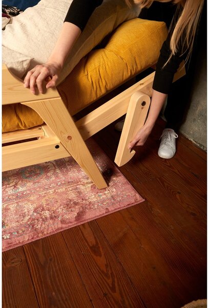Béžová rozkládací pohovka 204 cm Grab - Karup Design
