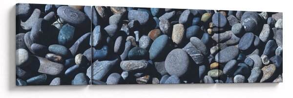 Obraz plážových oblázků (170x50 cm)