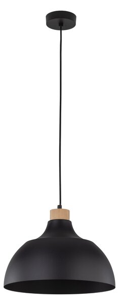 TK Lighting Černý závěsný lustr Cap pro žárovku E27 TK2071