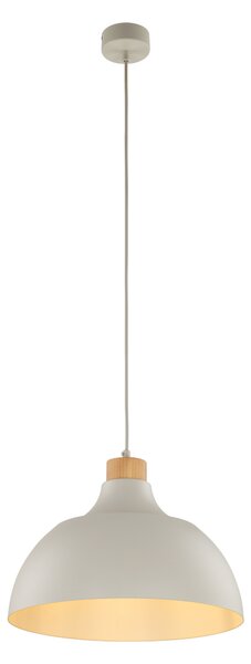 TK Lighting Béžový závěsný lustr Cap pro žárovku E27 TK5664
