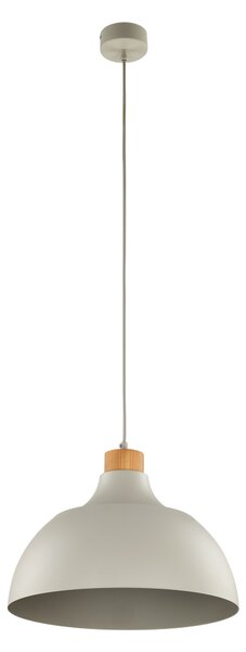 TK Lighting Béžový závěsný lustr Cap pro žárovku E27 TK5664