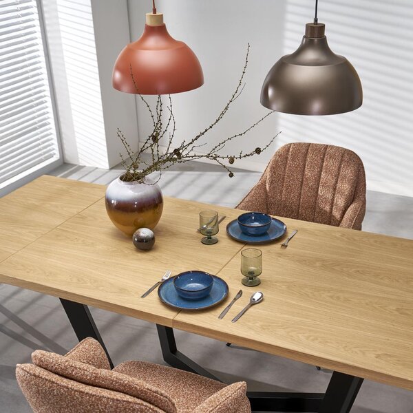 TK Lighting Hnědý závěsný lustr Cap pro žárovku E27 TK6926