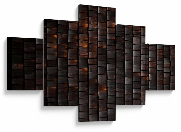 Moderní abstraktní obraz (125x70 cm)