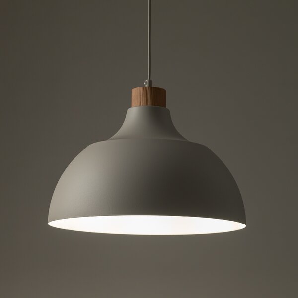 TK Lighting Béžový závěsný lustr Cap pro žárovku E27 TK5664