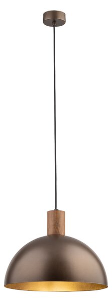 TK Lighting Hnědý závěsný lustr Oslo pro žárovku E27 TK4508