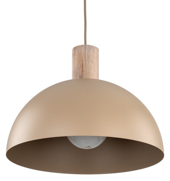 TK Lighting Béžový závěsný lustr Oslo pro žárovku E27 TK11010