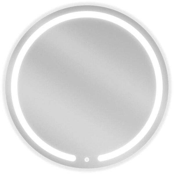 Mexen Rose kulaté koupelnové zrcadlo s podsvícením, kulaté 70 cm, LED 6000K, antifog - 9810-070-070-611-00