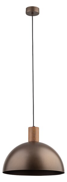 TK Lighting Hnědý závěsný lustr Oslo pro žárovku E27 TK4508