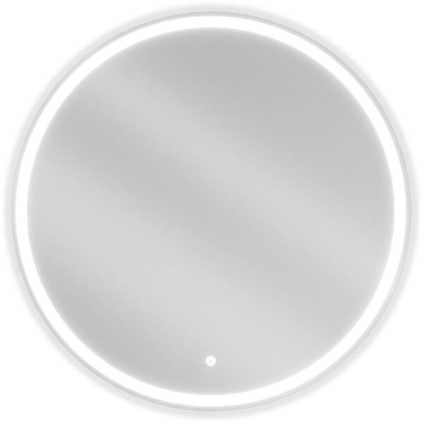 Mexen Gobi osvětlené koupelnové zrcadlo, kulaté 80 cm, LED 6000K, antifog - 9801-080-080-611-00