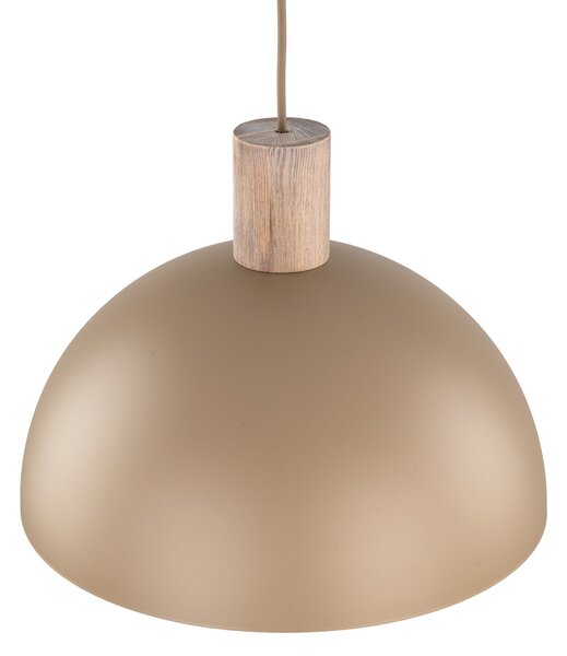 TK Lighting Béžový závěsný lustr Oslo pro žárovku E27 TK11010