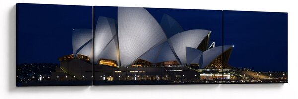 Obraz nočního Sydney (170x50 cm)