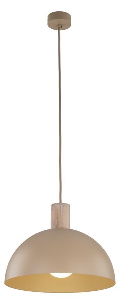 TK Lighting Béžový závěsný lustr Oslo pro žárovku E27 TK11010