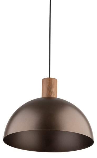TK Lighting Hnědý závěsný lustr Oslo pro žárovku E27 TK4508