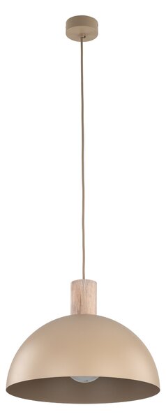 TK Lighting Béžový závěsný lustr Oslo pro žárovku E27 TK11010