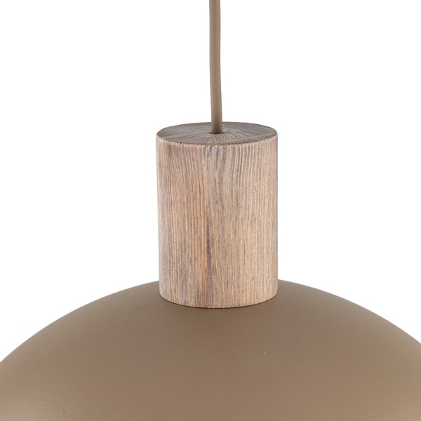 TK Lighting Béžový závěsný lustr Oslo pro žárovku E27 TK11010