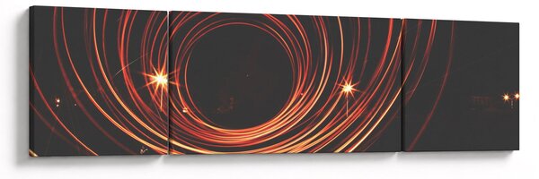 Obraz abstraktních linek (170x50 cm)