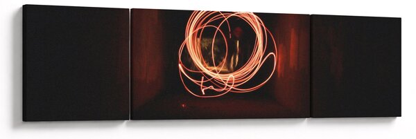 Obraz - čáry v tunelu (170x50 cm)