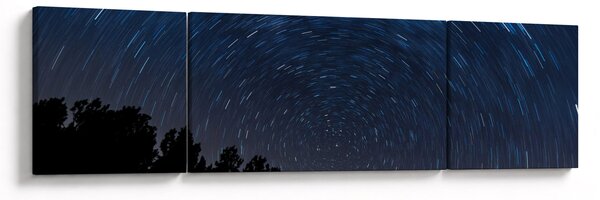 Obraz noční oblohy (170x50 cm)