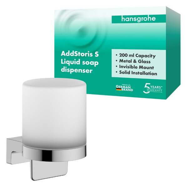 Hansgrohe AddStoris S - Dávkovač tekutého mýdla, chrom 41765000