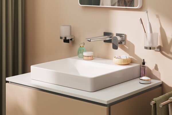 Hansgrohe AddStoris S - Dávkovač tekutého mýdla, chrom 41765000