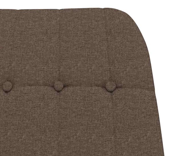 Houpací křeslo taupe textil 341262
