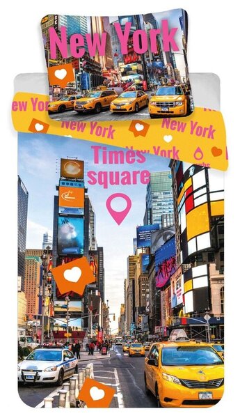 Bavlněné povlečení Times Square