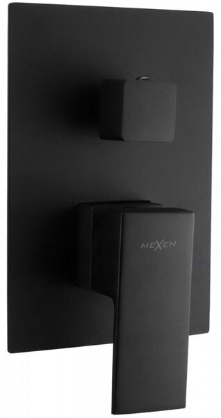 Mexen Uno vanová baterie podomítková, černá - 71435-70